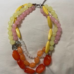 3 tier statement necklace